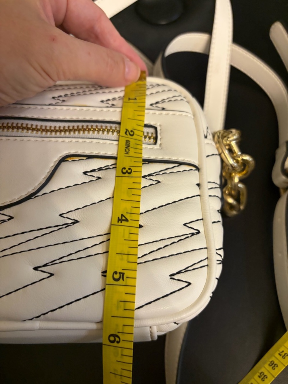 Sondra Roberts Lightning Stitch Crossbody Bag - Picture 10 of 12